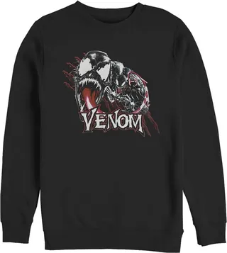 Men's Marvel Double Venom Sweatshirt - Black - Small