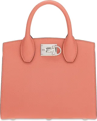 Mini The Studio Box leather bag