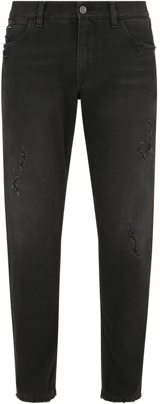 Tapered Leg Jeans