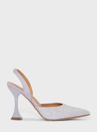 All Over Diamante Pumps