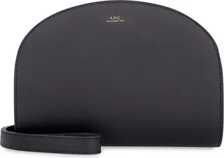 Demi-lune Leather Crossbody Bag