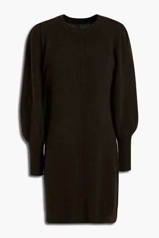 Nancy wool and yak-blend mini dress