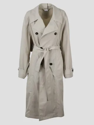 Cotton And Nylon Trench Coat