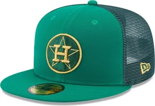 Men's New Era Kelly Green Houston Astros 2023 St. Patrick's Day 59FIFTY Fitted Hat