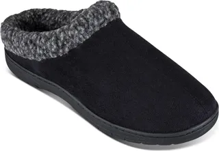 Mens Faux Suede Slip On Loafer Slippers