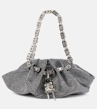 Kenny Mini crystal-embellished shoulder bag