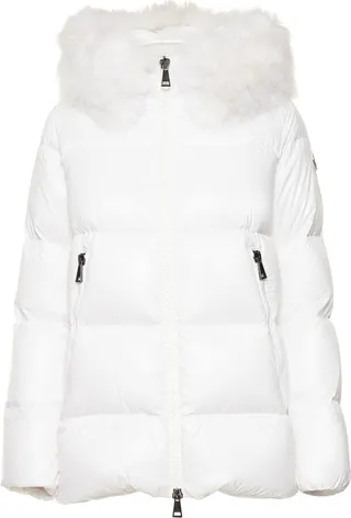 Laiche nylon laque down jacket