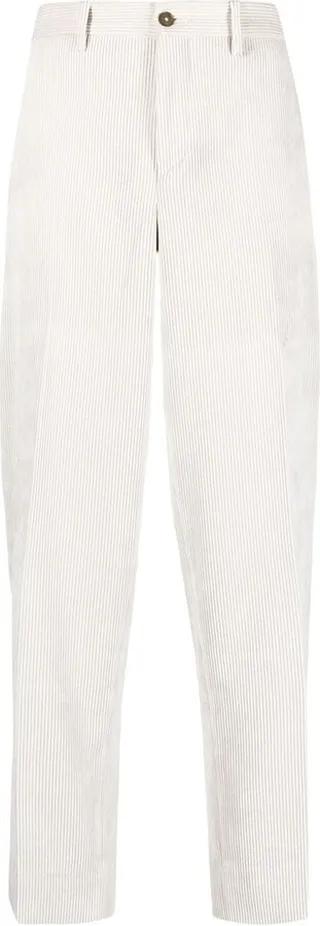Straight-Leg Corduroy Trousers