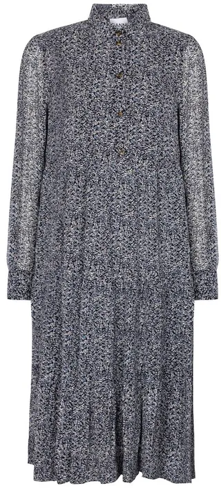 Floral georgette midi dress