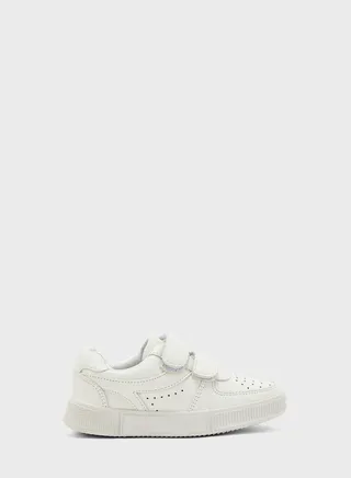 Back To School Kids Velcro Low Top Sneakers
