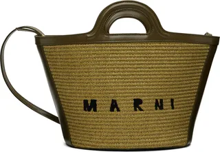 Marni Green Small Tropicalia Tote
