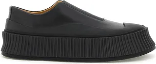 Leather Slip-on Sneakers