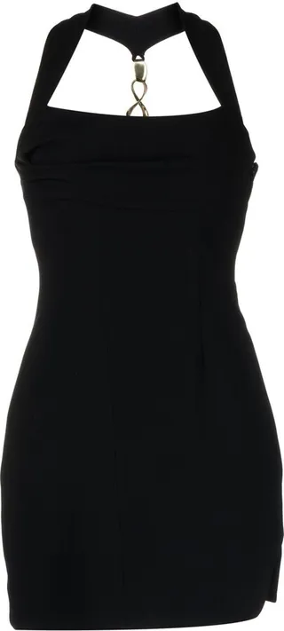 Cut-Out Detail Mini Dress