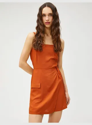 Viscose Pocket Detail Strappy Jumpsuit