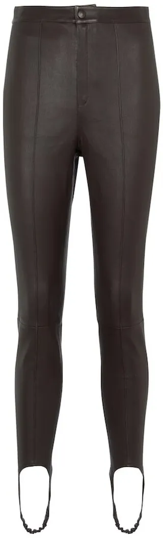 Leather leggings