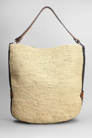 Baya Tote In Beige Silver