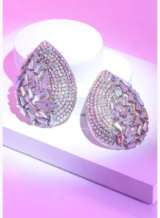 Silver Plated Designer Party Drop Earring For Women