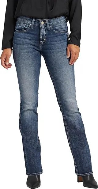 Silver Jeans Co. Suki Mid-Rise Bootcut Jeans L93719COO337 (Indigo) Women's Jeans