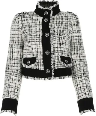 Dolce & Gabbana Cropped Tweed Jacket