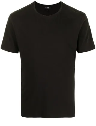 finished-edge cotton T-Shirt
