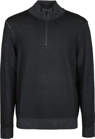 Pullover Washed Core Quarter Zip
