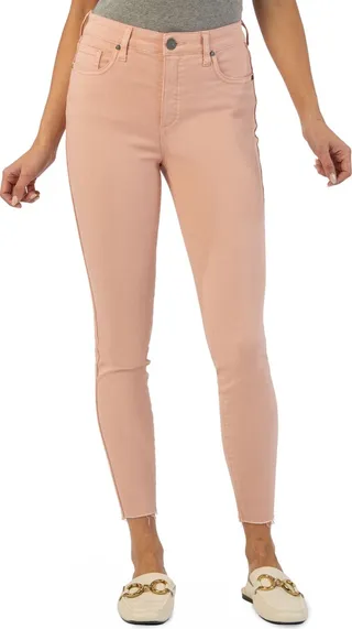 Connie Fab Ab High Waist Ankle Skinny Jeans