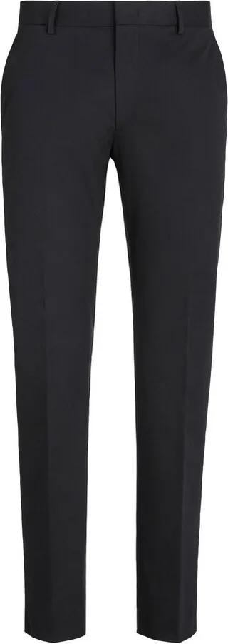 Slim-Cut Leg Trousers