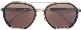 Metal Frame Detail Sunglasses