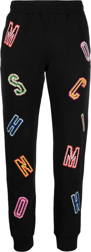 Logo-Embroidered Cotton Track Pants