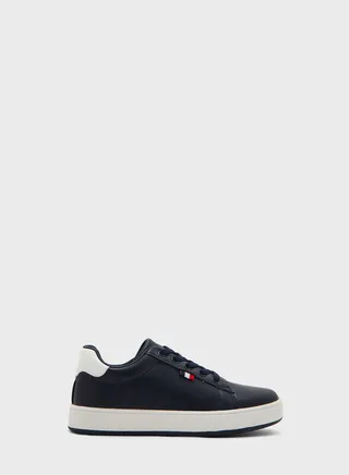 Kids Lace Up Low Top Sneakers