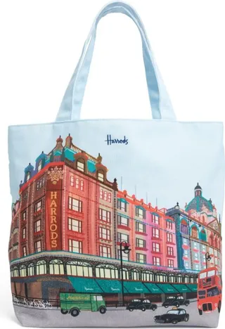 Harrods Colourful Harrods Tote Bag