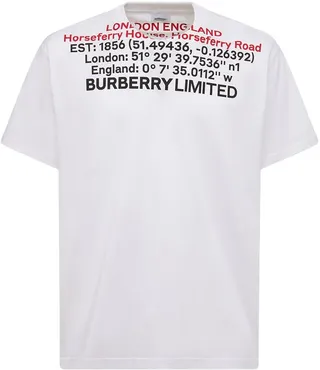 Printed cotton jersey t-shirt