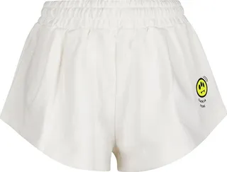Barrow Logo-Printed Elasticated Waistband Mini Shorts