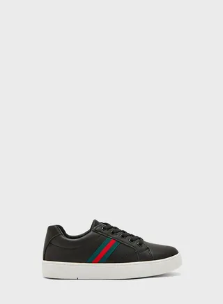 Kids Lace Up Low Top Sneakers
