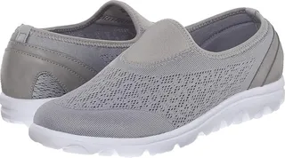 Propet TravelActiv Slip-On (Silver) Women's Slip on Shoes