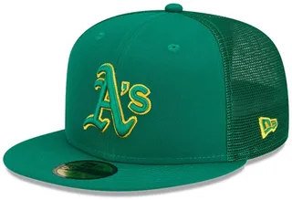 Men's New Era Green Oakland Athletics 2022 Batting Practice 59FIFTY Fitted Hat