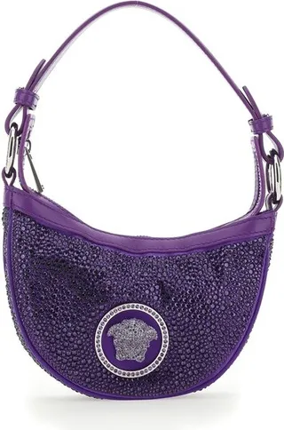 Versace Medusa-Motif Embellished Tote Bag
