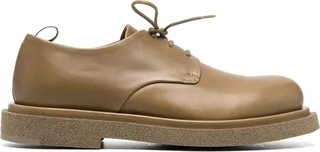 Lace-Up Leather Oxfords