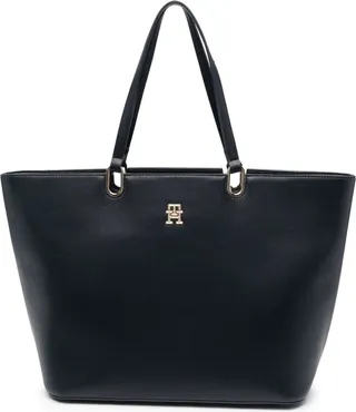 Monogram-Plaque Tote Bag