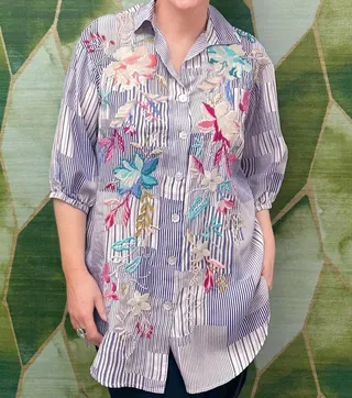 Nico Weekend Oversized Tunic in Multi