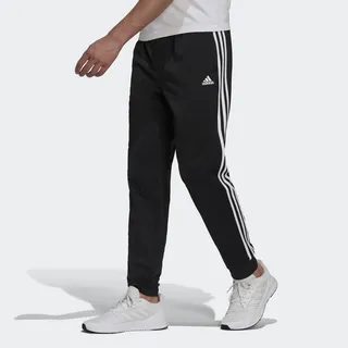 Essentials Warm-Up Tapered 3-Stripes Track Pants
