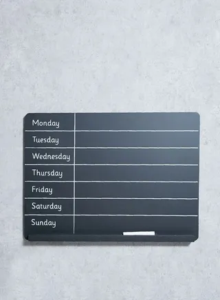 Weekly Planner Chalkboard