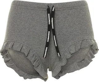 Icon logo stretch cotton pajama shorts