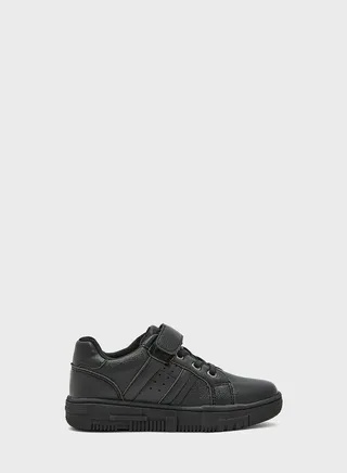 Back To School Kids Velcro Low Top Sneakers
