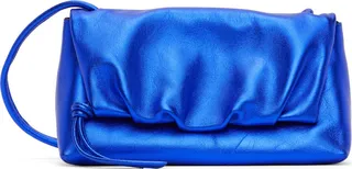 Dries Van Noten Blue Small Metallic Bag
