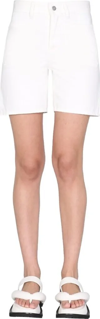 Jil Sander High-Waisted Denim Shorts