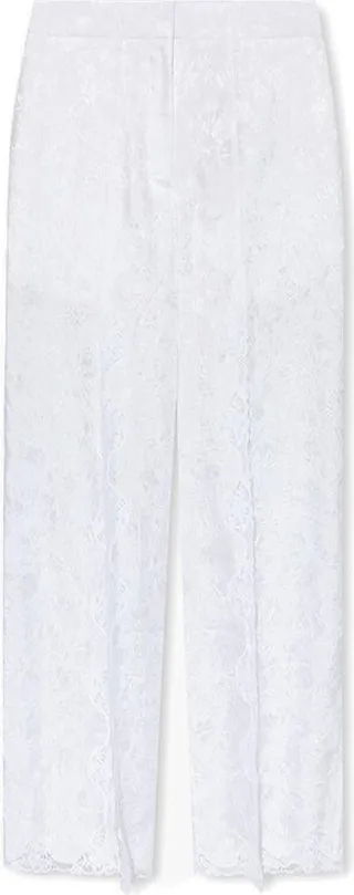 Burberry Crinkled Effect Straight Leg Trousers