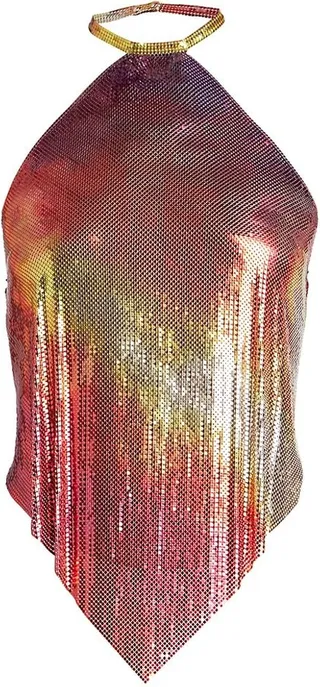 Chainmail Halter Top