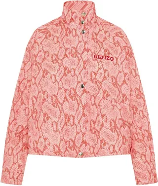 Kenzo Allover Printed High-Neck Jacket