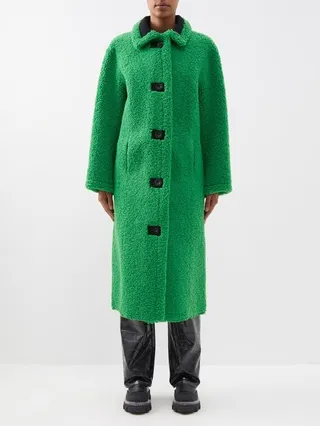 Kenca Reversible Faux-shearling Coat